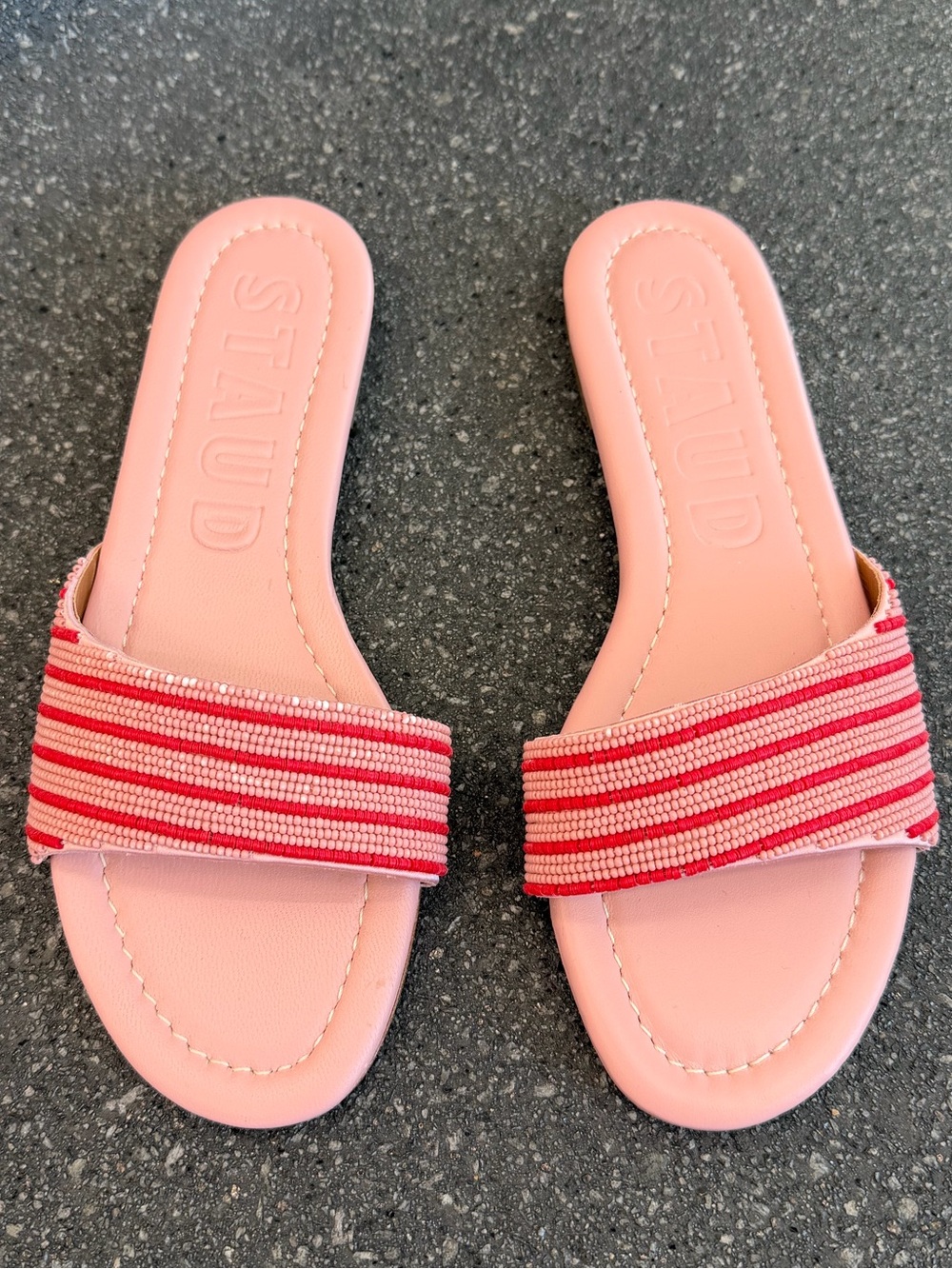 STAUD GRACIE FLAT - MONTAUK STRIPE